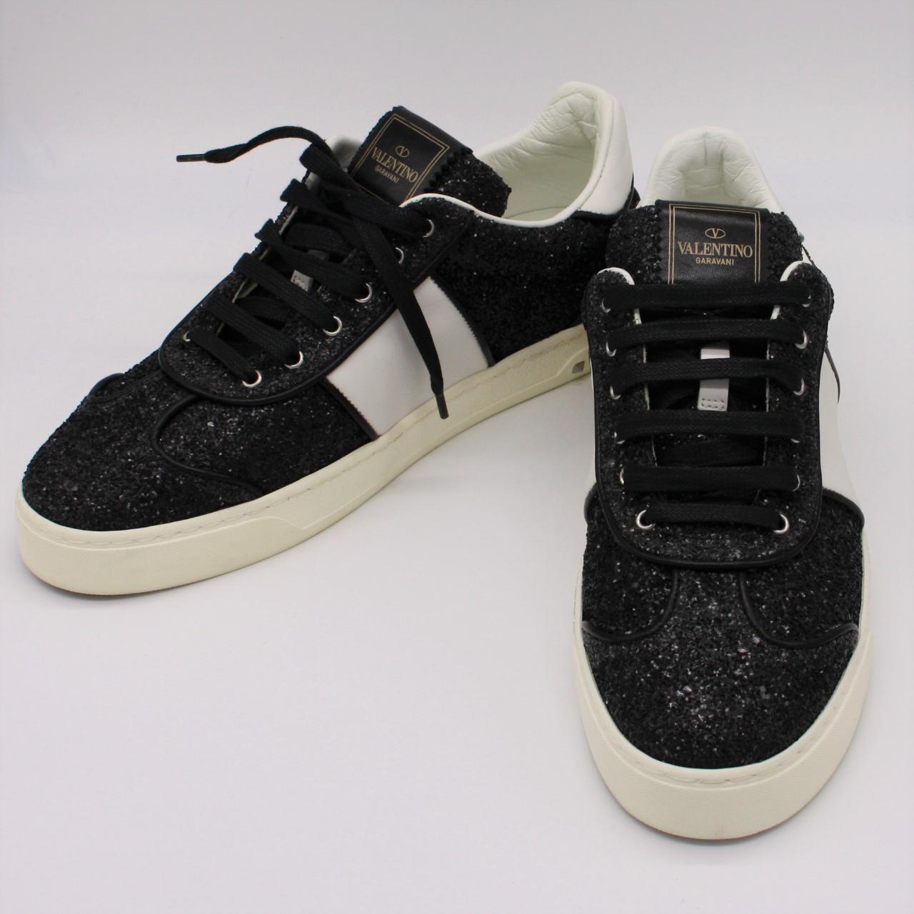 Valentino on sale glitter trainers