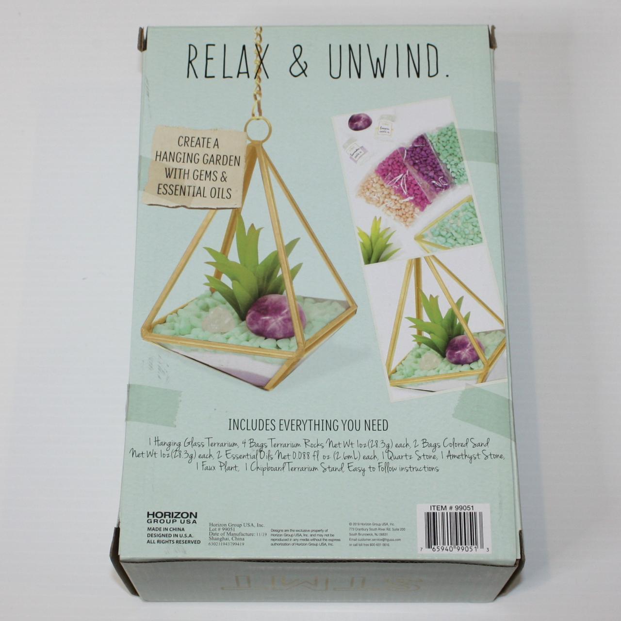STMT DIY Crystal Terrarium Kit Gems, Essential Oils NEW