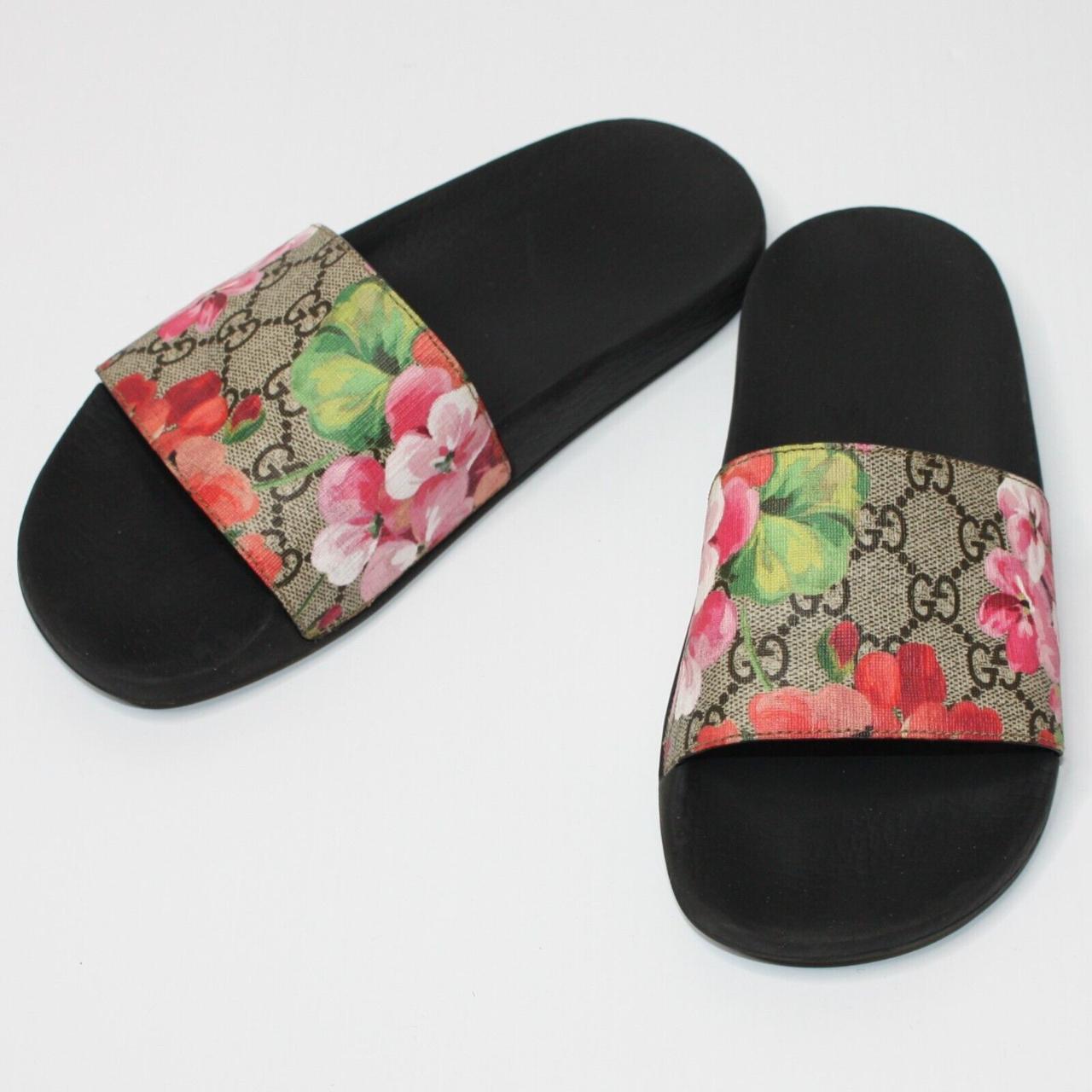 Gucci blooms slides hotsell