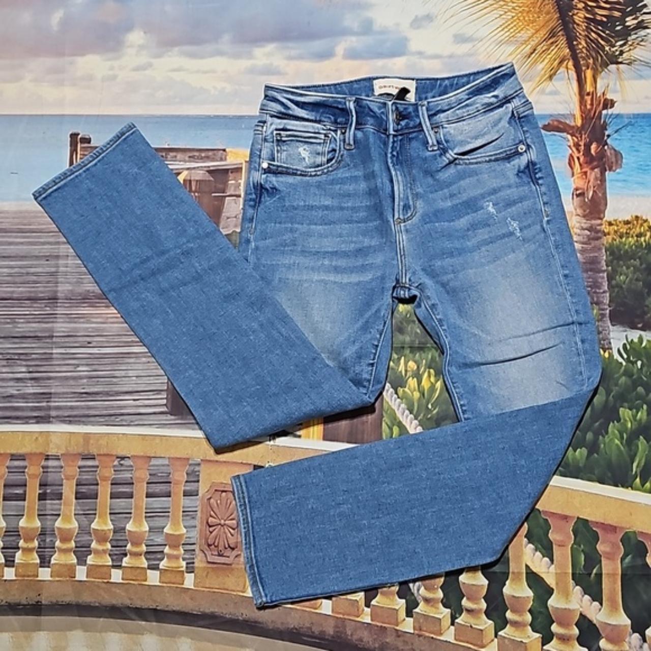 Driftwood Distressed Cropped Jeans Size 24 24