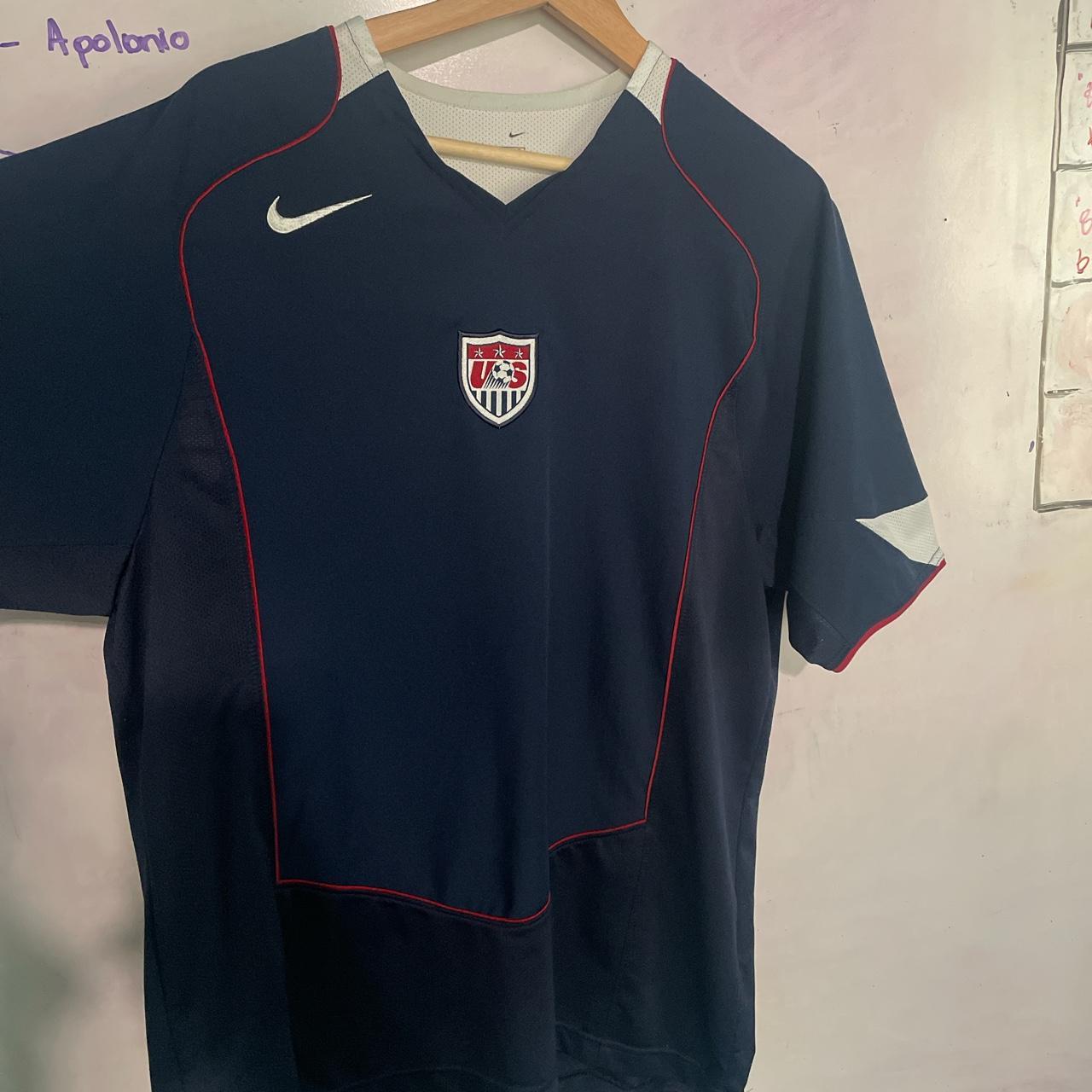 2004 USMNT Navy away jersey. Very clean and well - Depop