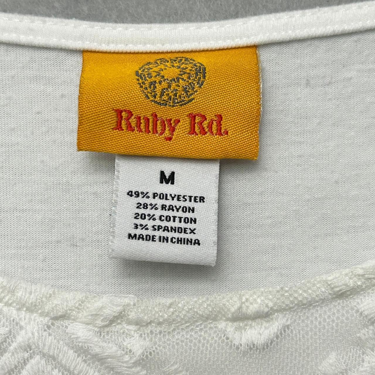 Ruby Rd. Women's Top - White - M – Ruby Rd. Top W… - image 6