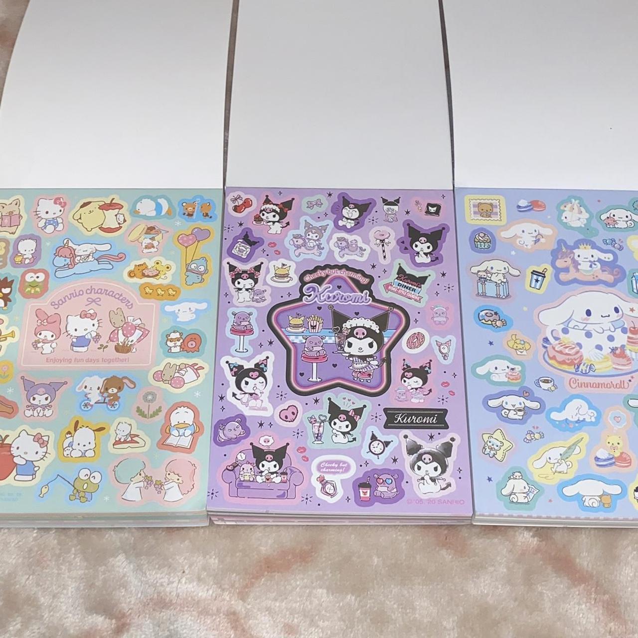 SANRIO notepads w stickers