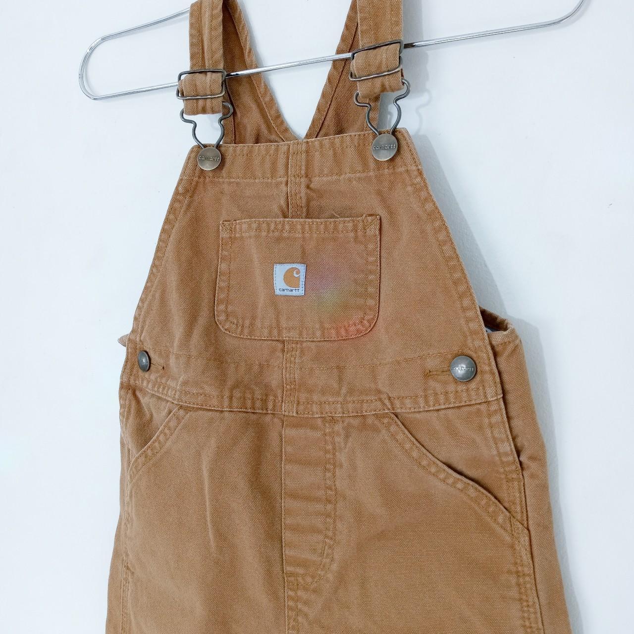 Carhartt Tan Dungareesoveralls Depop