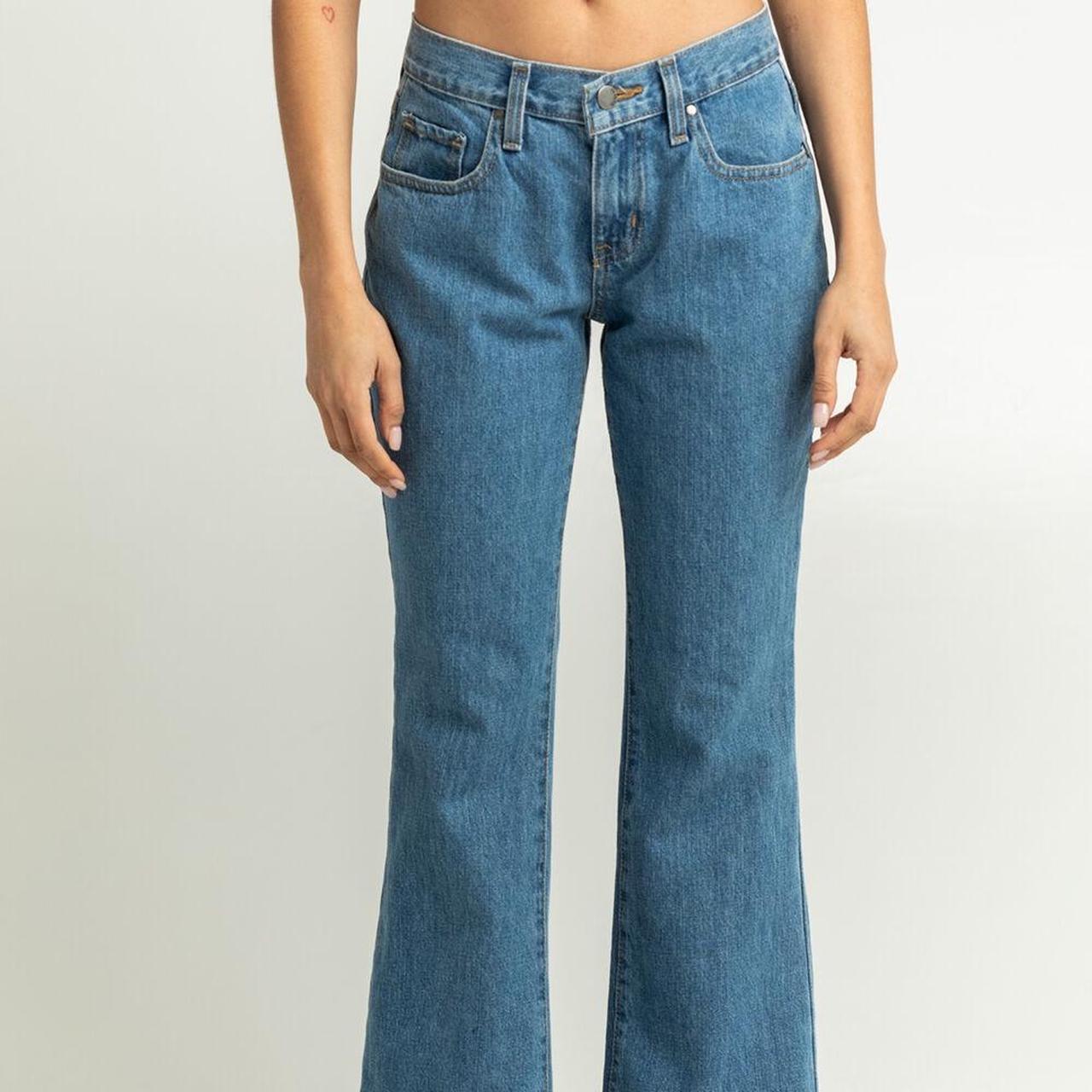 RSQ low rise flare jeans Retails: $40 Color medium - Depop