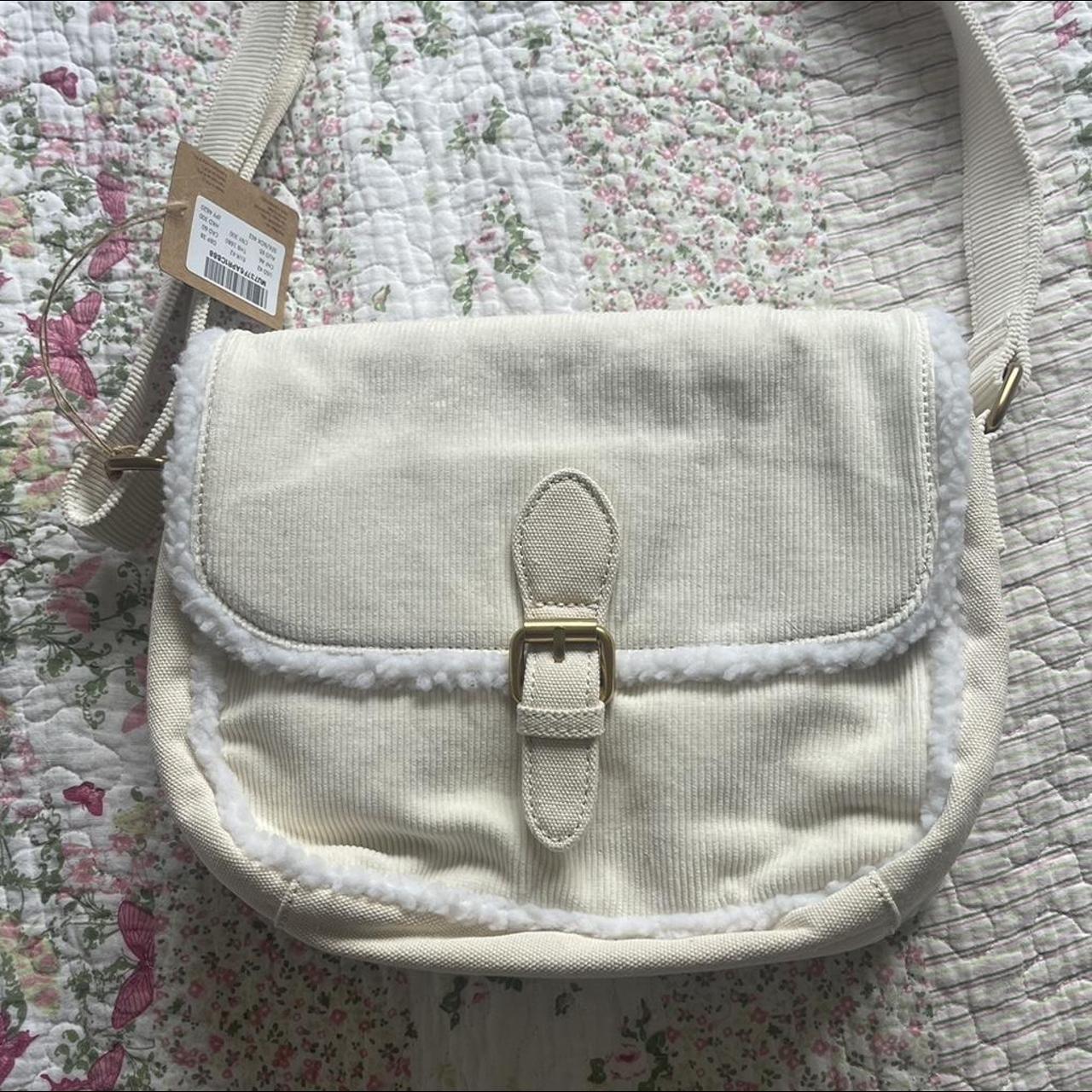 brandy melville corduroy messenger bag new with... Depop