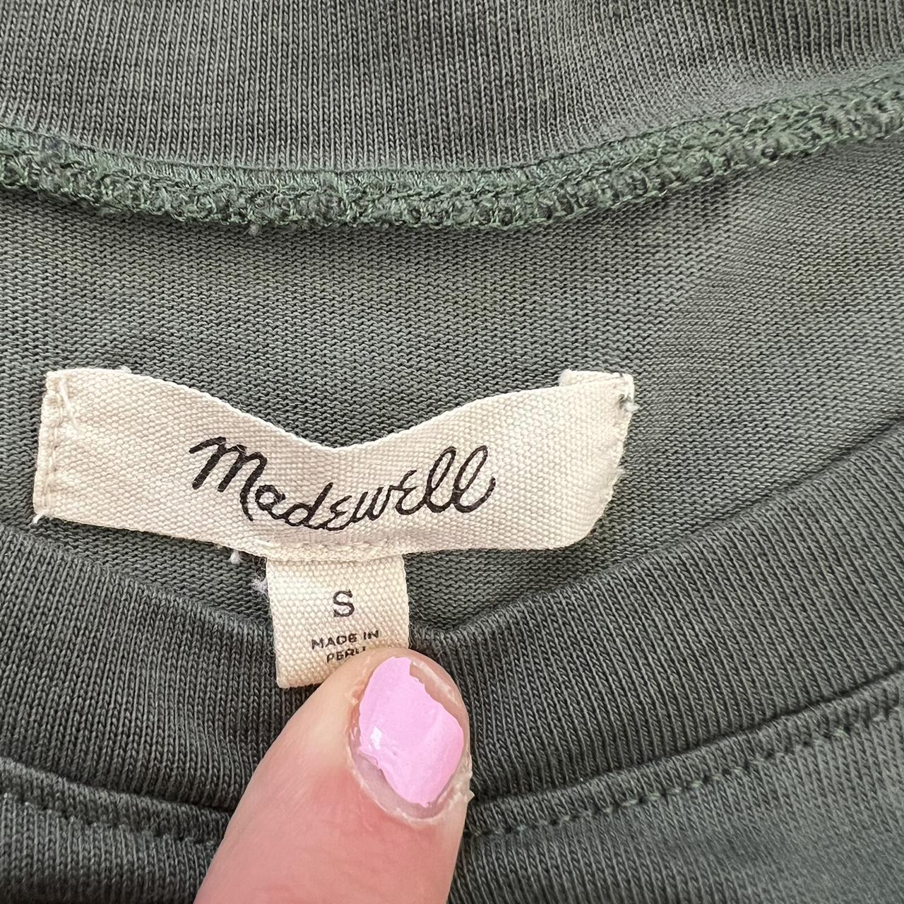 Madewell Women's Green Shirt (4)