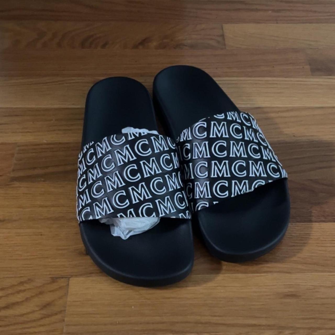 Mcm sliders womens hot sale