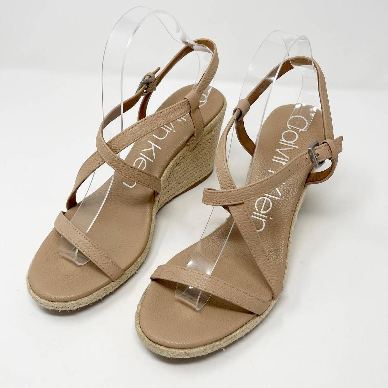 Calvin klein sale bellemine espadrille wedge