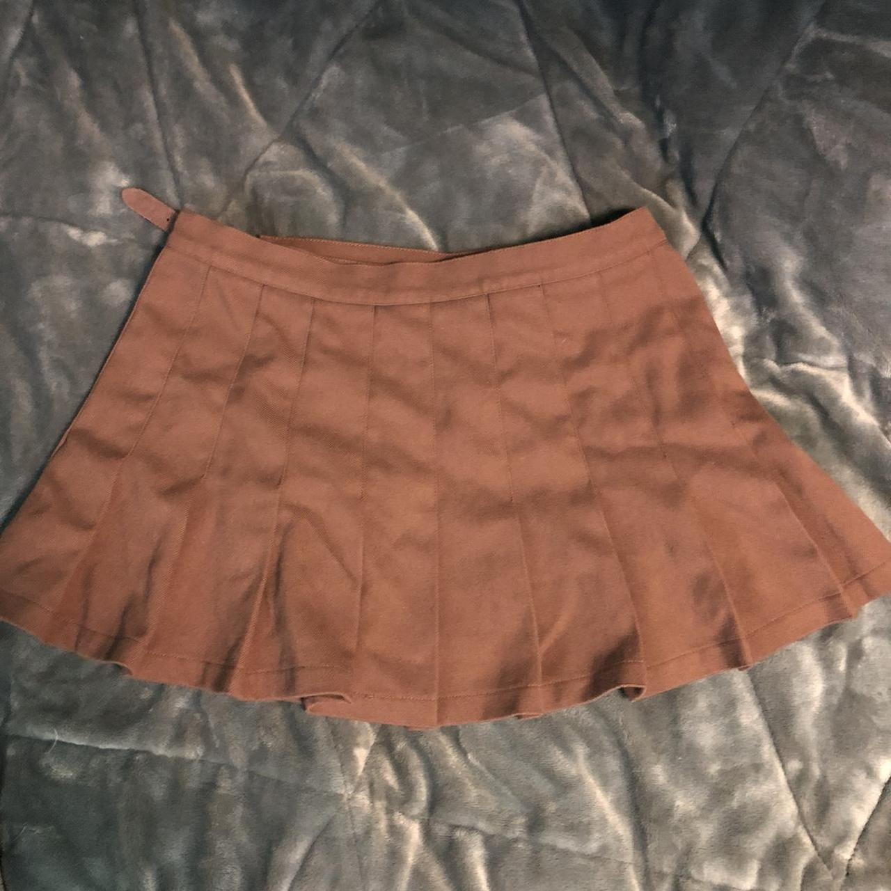 Brandy Melville Sof Lowwaisted Buckle Mini Skirt 🐻... Depop
