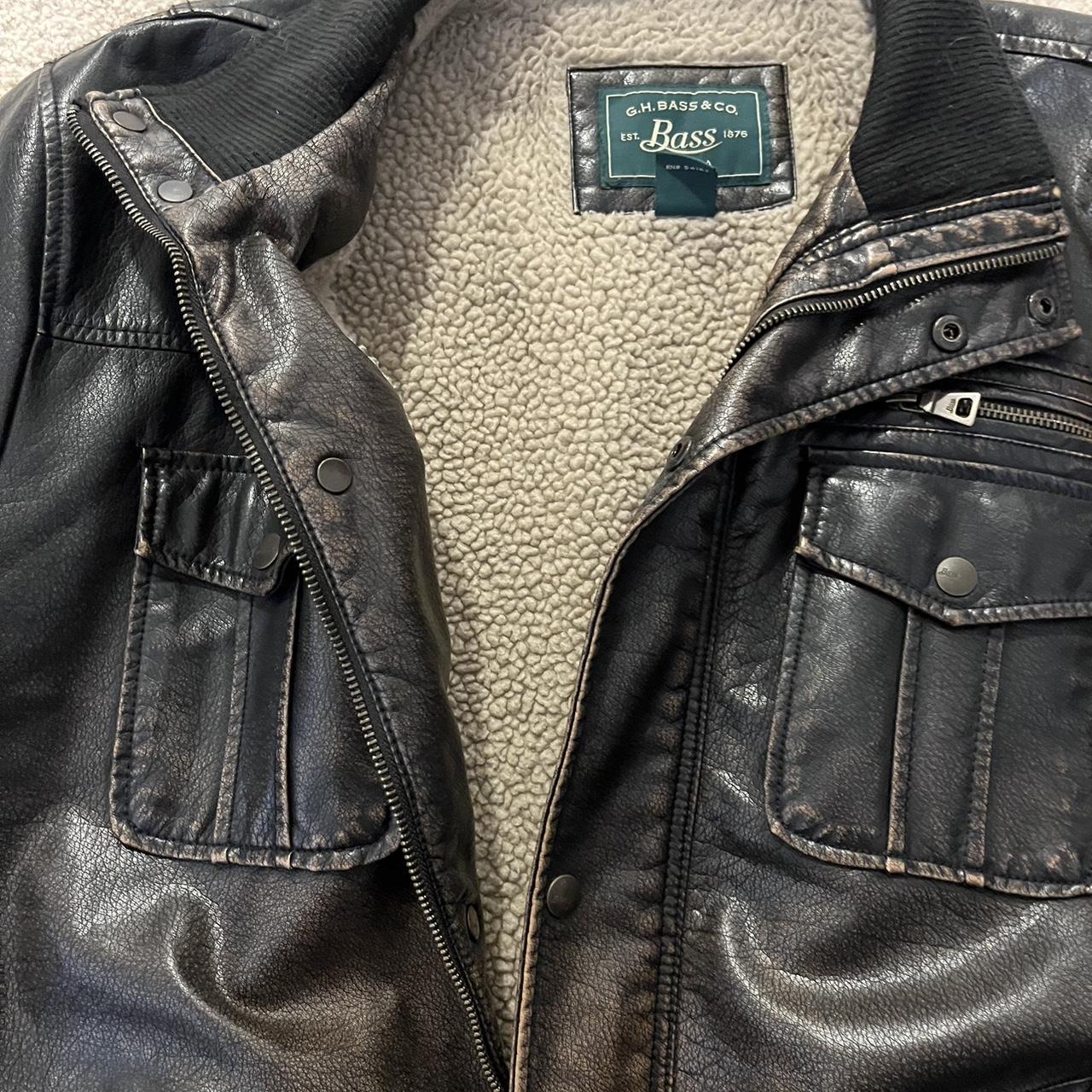 gh bass leather jacket