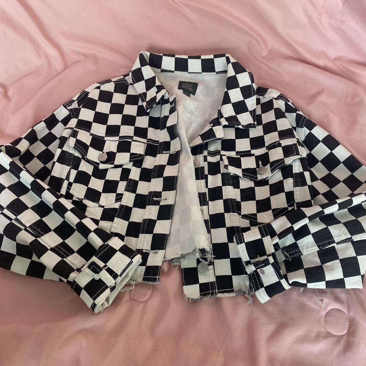 Wild fable clearance checkerboard jacket