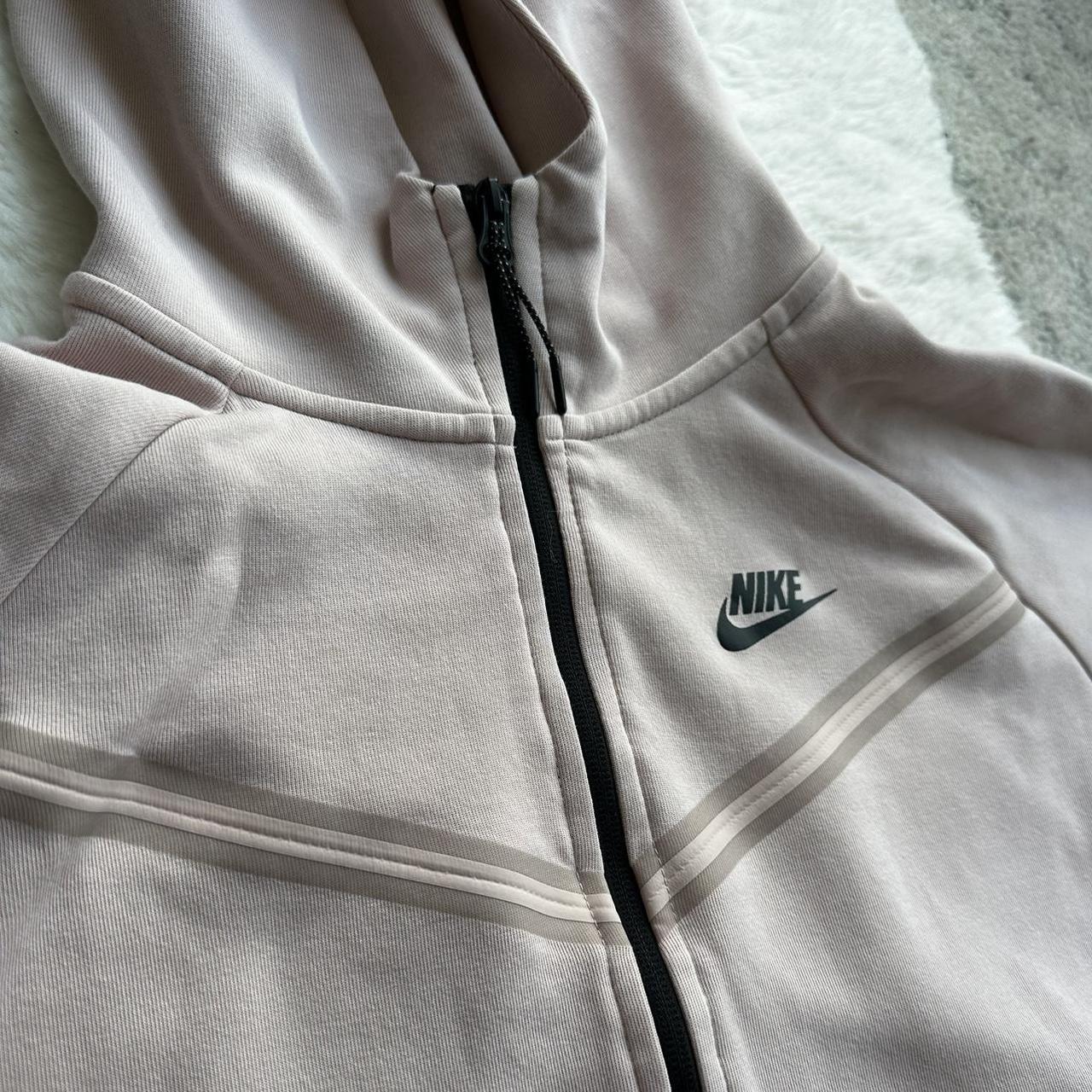 womens pink nike tech tracksuit