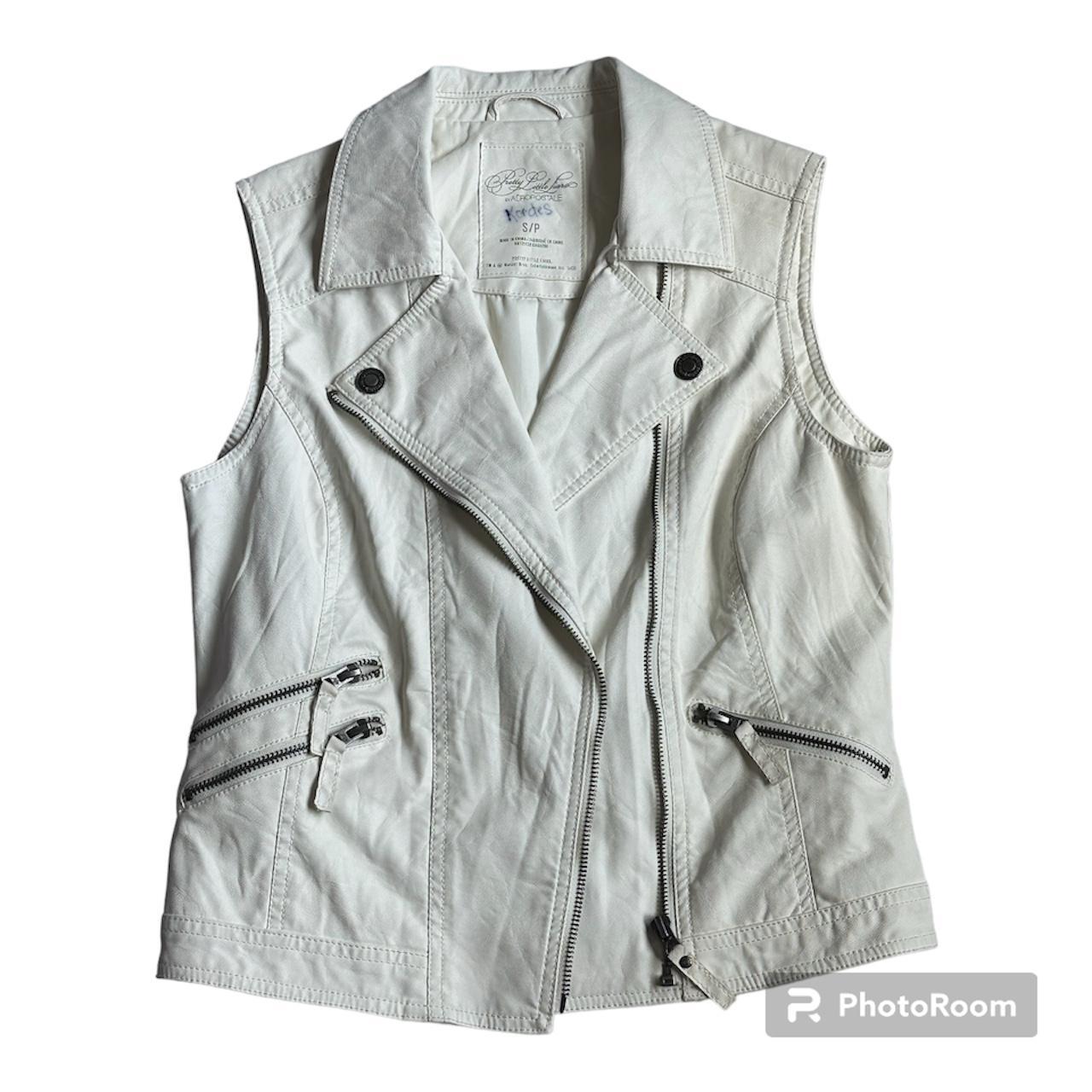 Aéropostale x Pretty Little Liars White Faux Leather... Depop