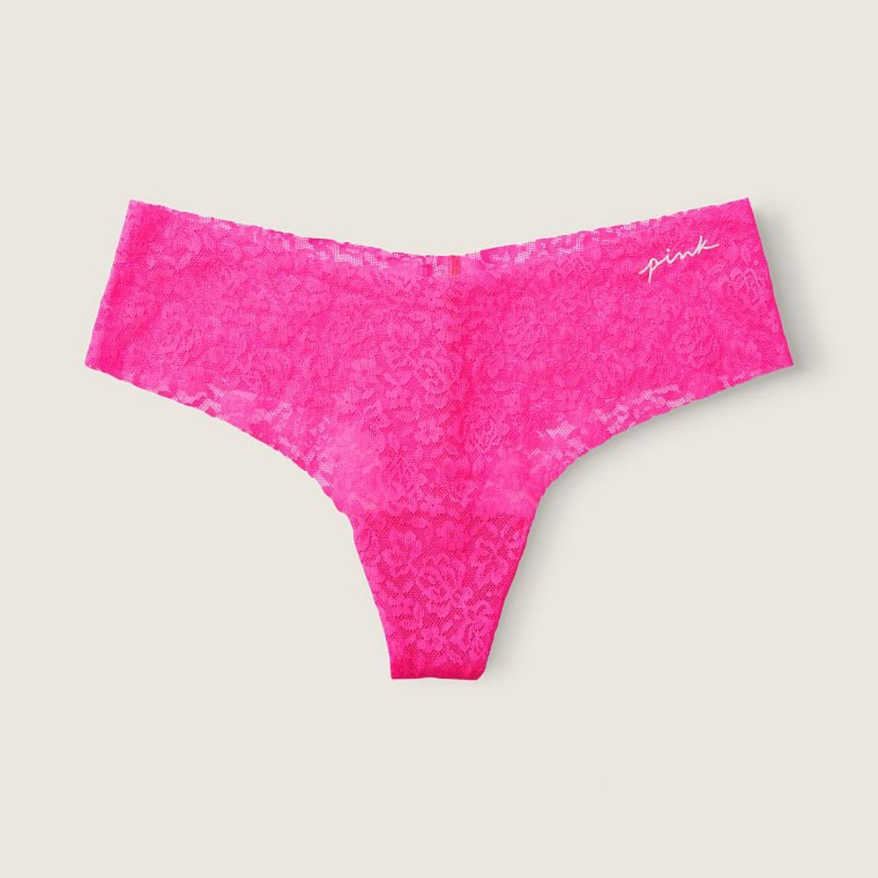 Buy Victoria's Secret PINK Dreamy Pink Lace Strappy Thong Underwear from  the Next UK online shop