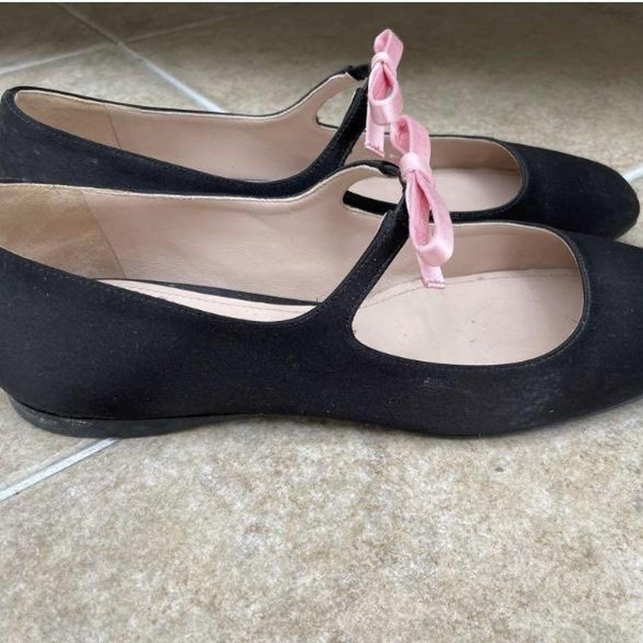 Miu Miu Women's Black and Pink Ballet-shoes (2)