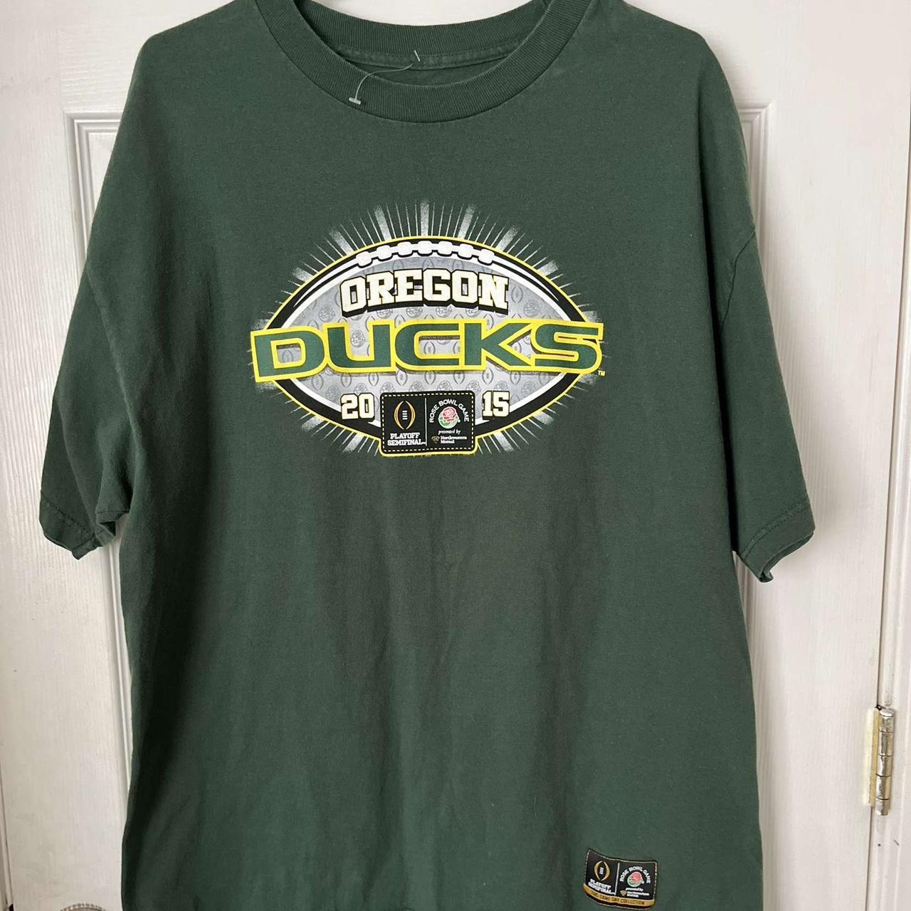 Oregon Ducks rose bowl game tee men's Depop