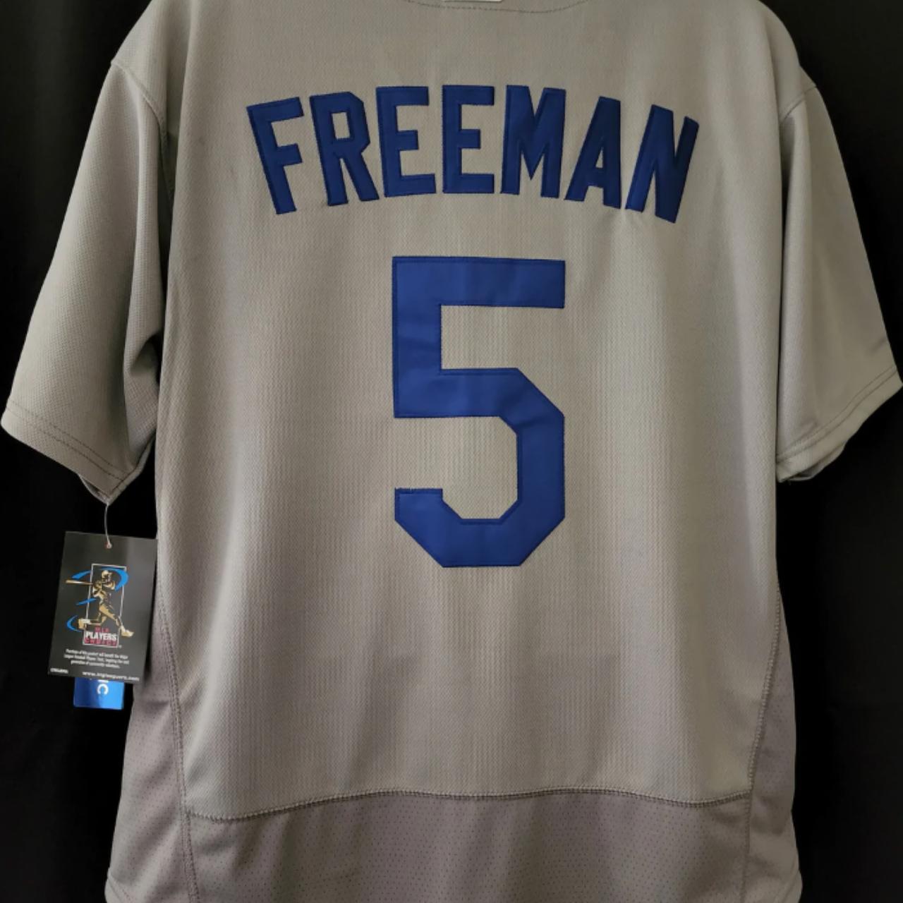 ML1737 #5 Freddie Freeman Los Angeles Dodgers Gray - Depop