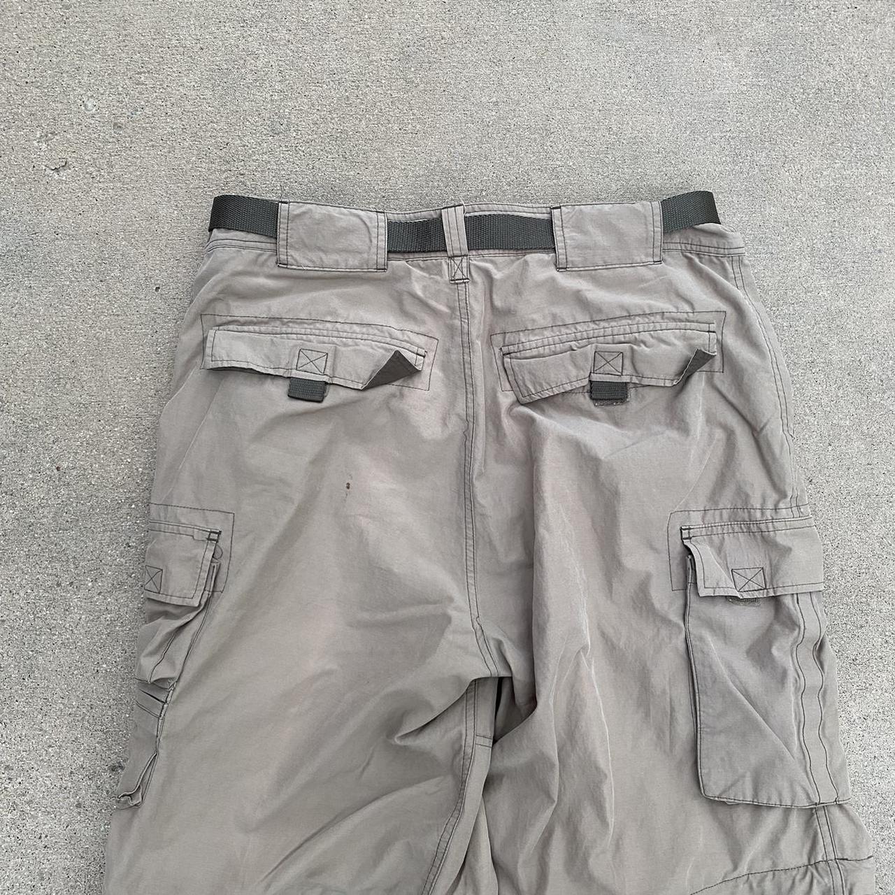 Men's Cream and Tan Trousers Depop