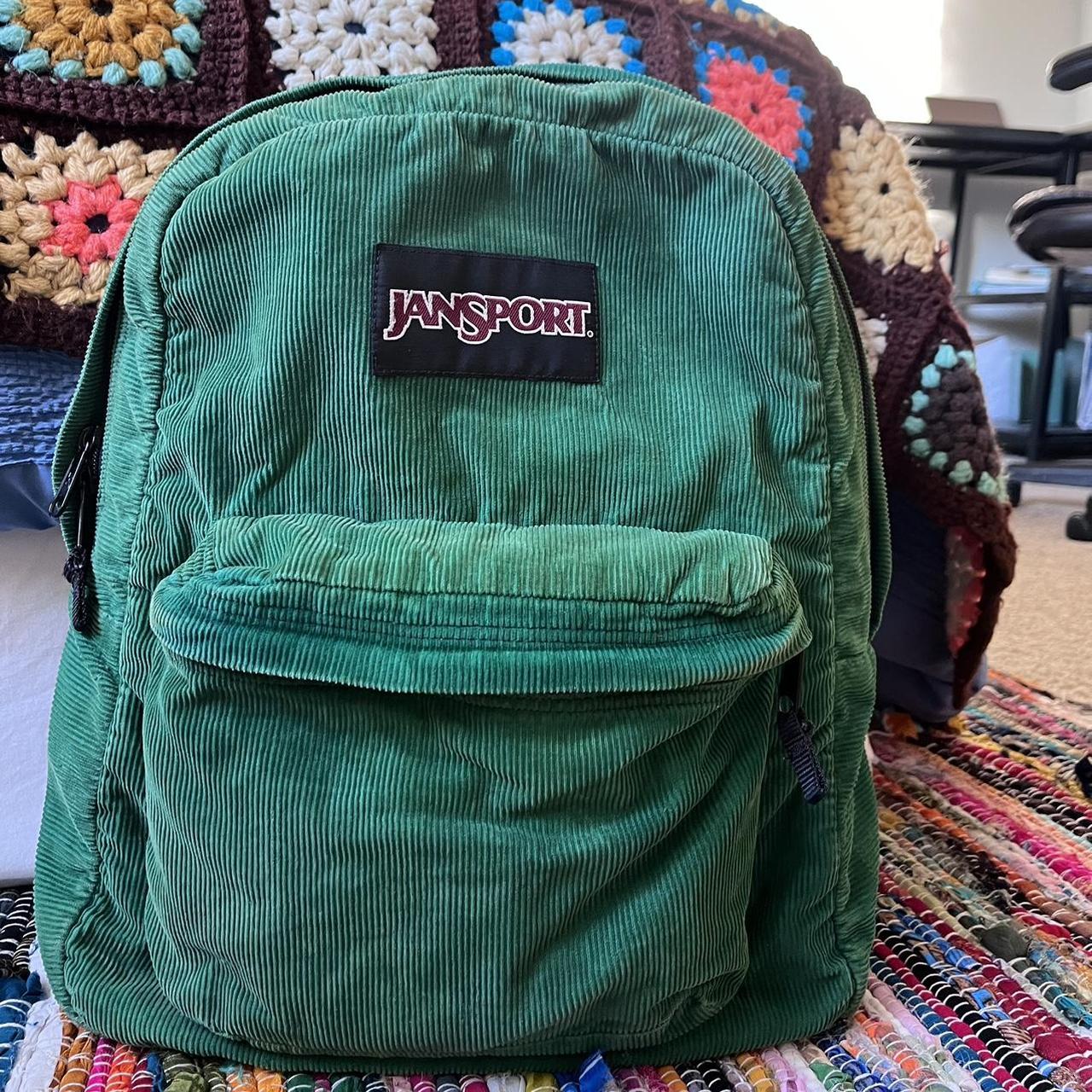 jansport corduroy fullsize backpack 🍂extremely... Depop
