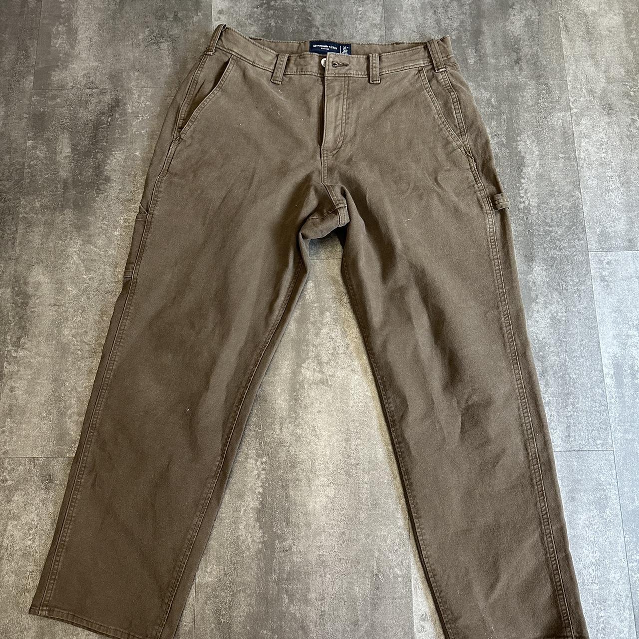 Abercrombie and Fitch men’s work pants a little... - Depop