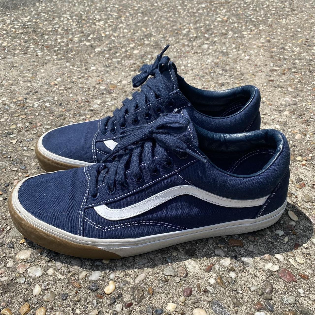 Vans blue hot sale gum bumper