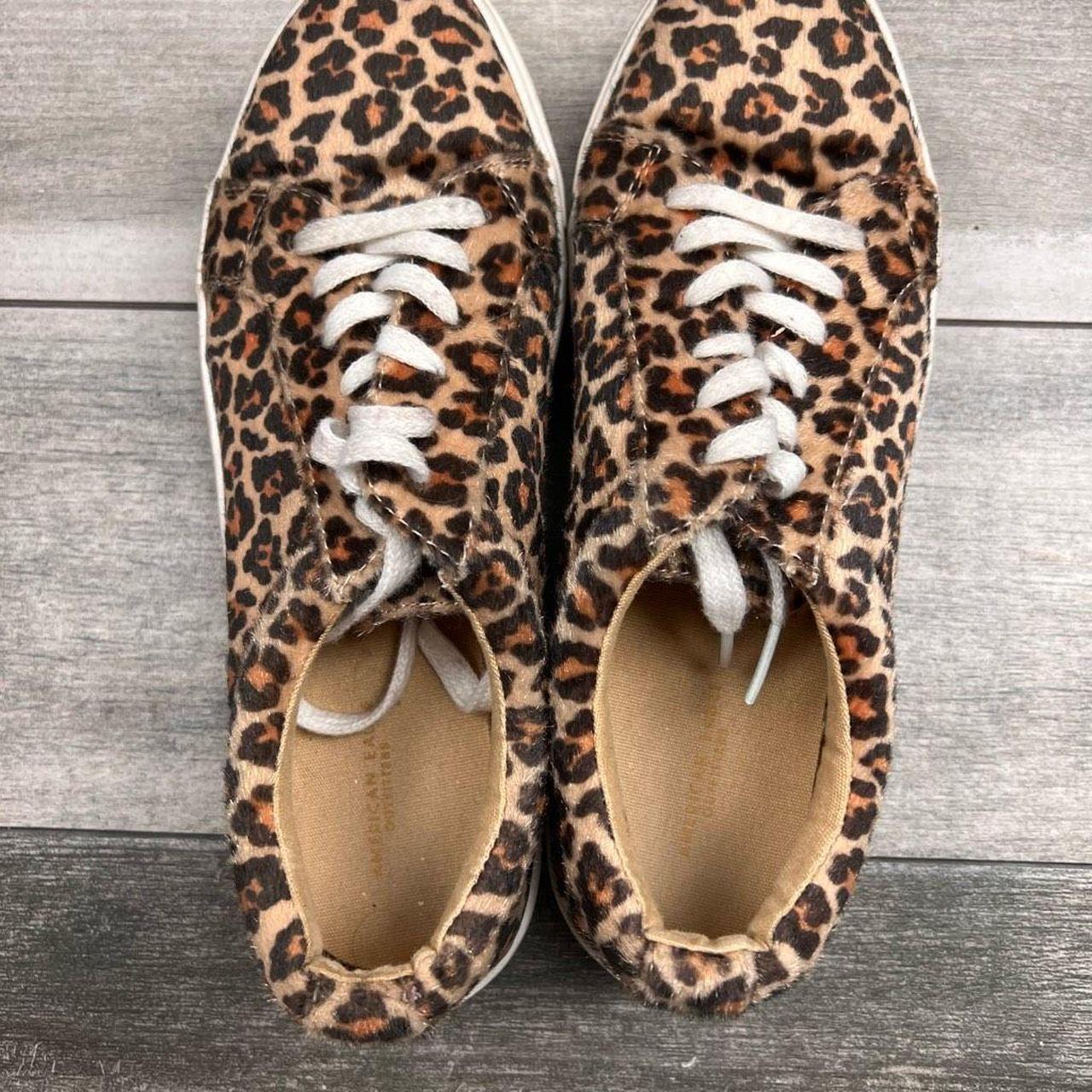 American Eagle Outfitters Leopard/Cheetah Print Pony Hair Leather