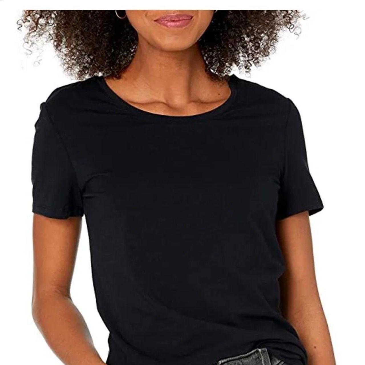 Women's black T-shirt - work clothes