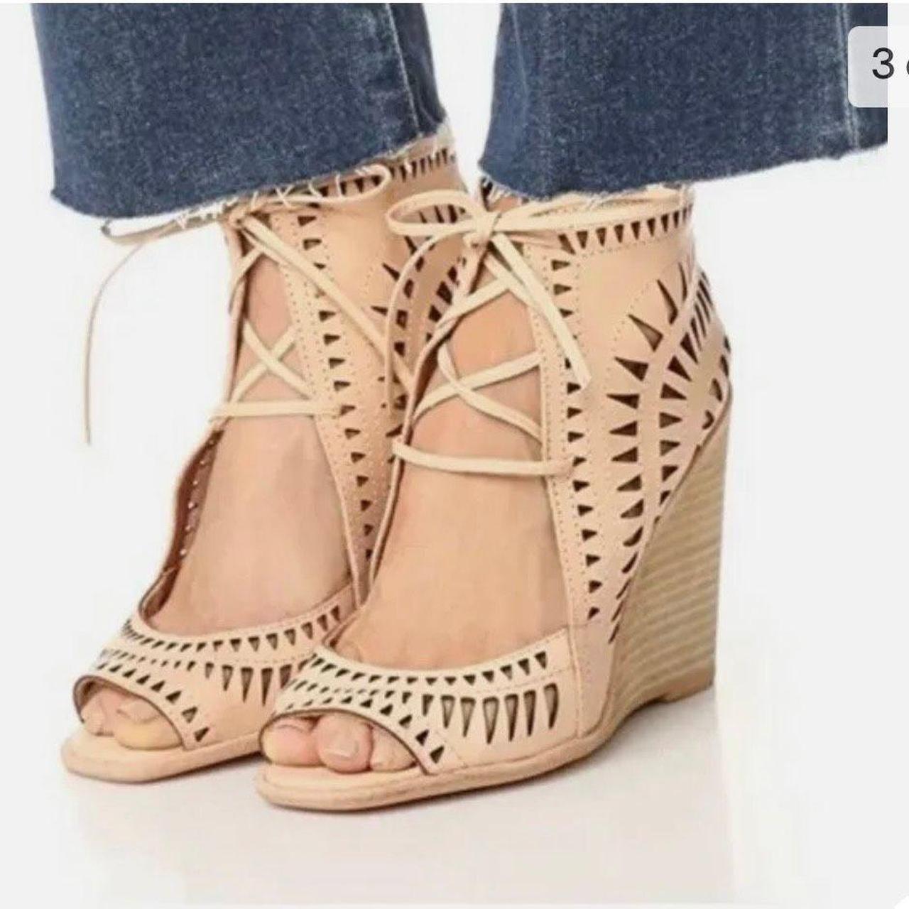 Jeffrey campbell sale laser cut wedge