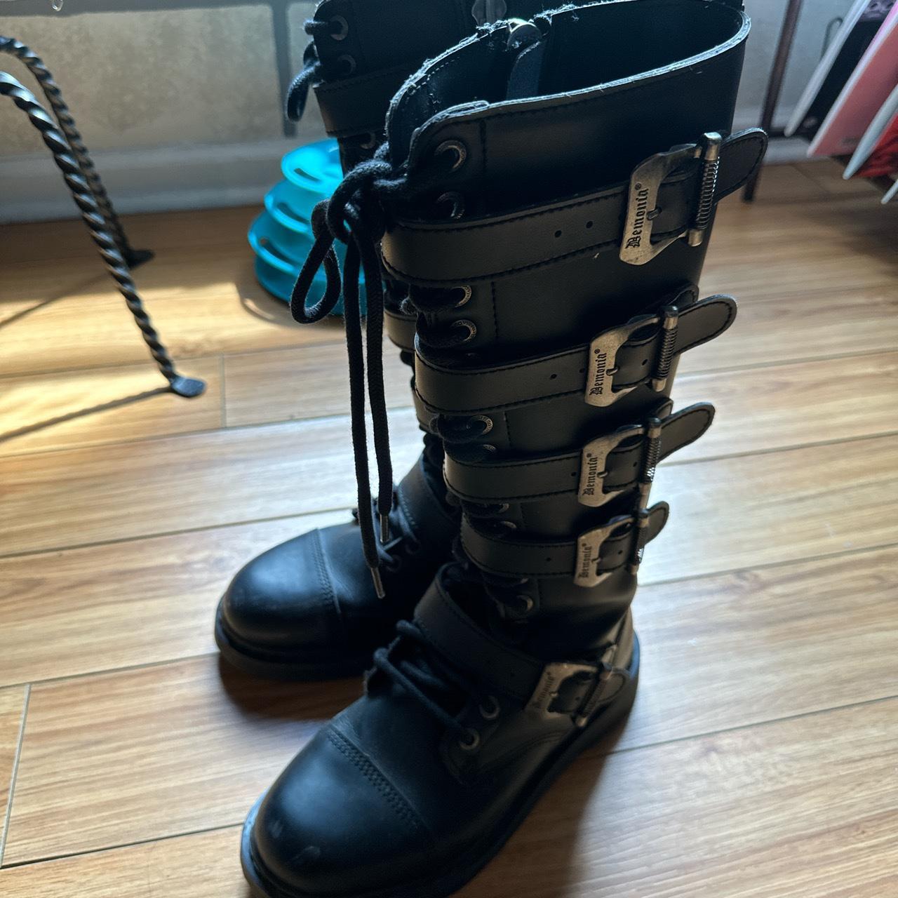 DEMONIA BOOTS! i’m not sure what type of demonia... - Depop