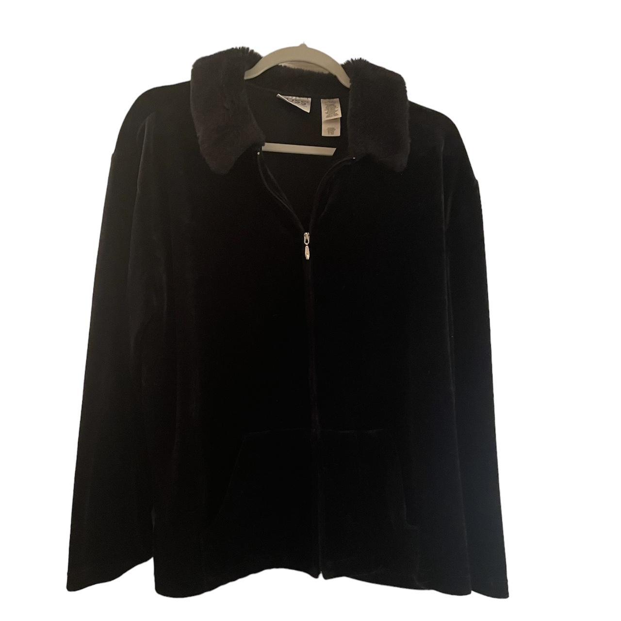 Liz Claiborne Womens Black Jacket Depop 