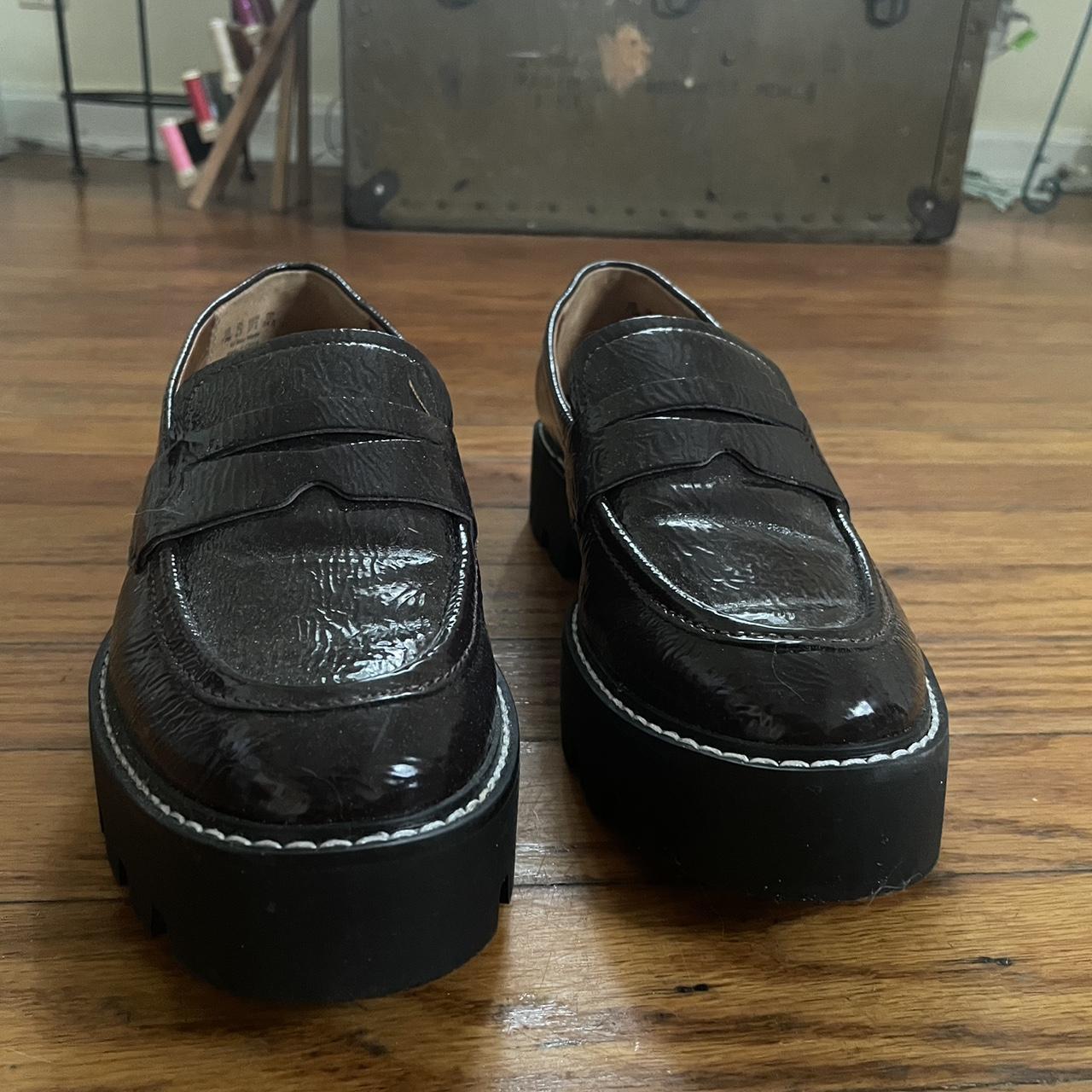 franco sarto white loafers