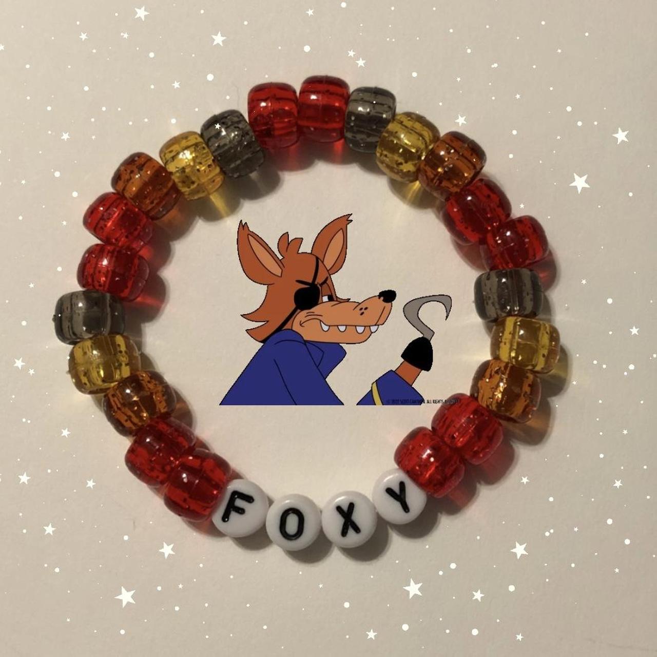 five nights at freddy’s foxy kandi bracelet,