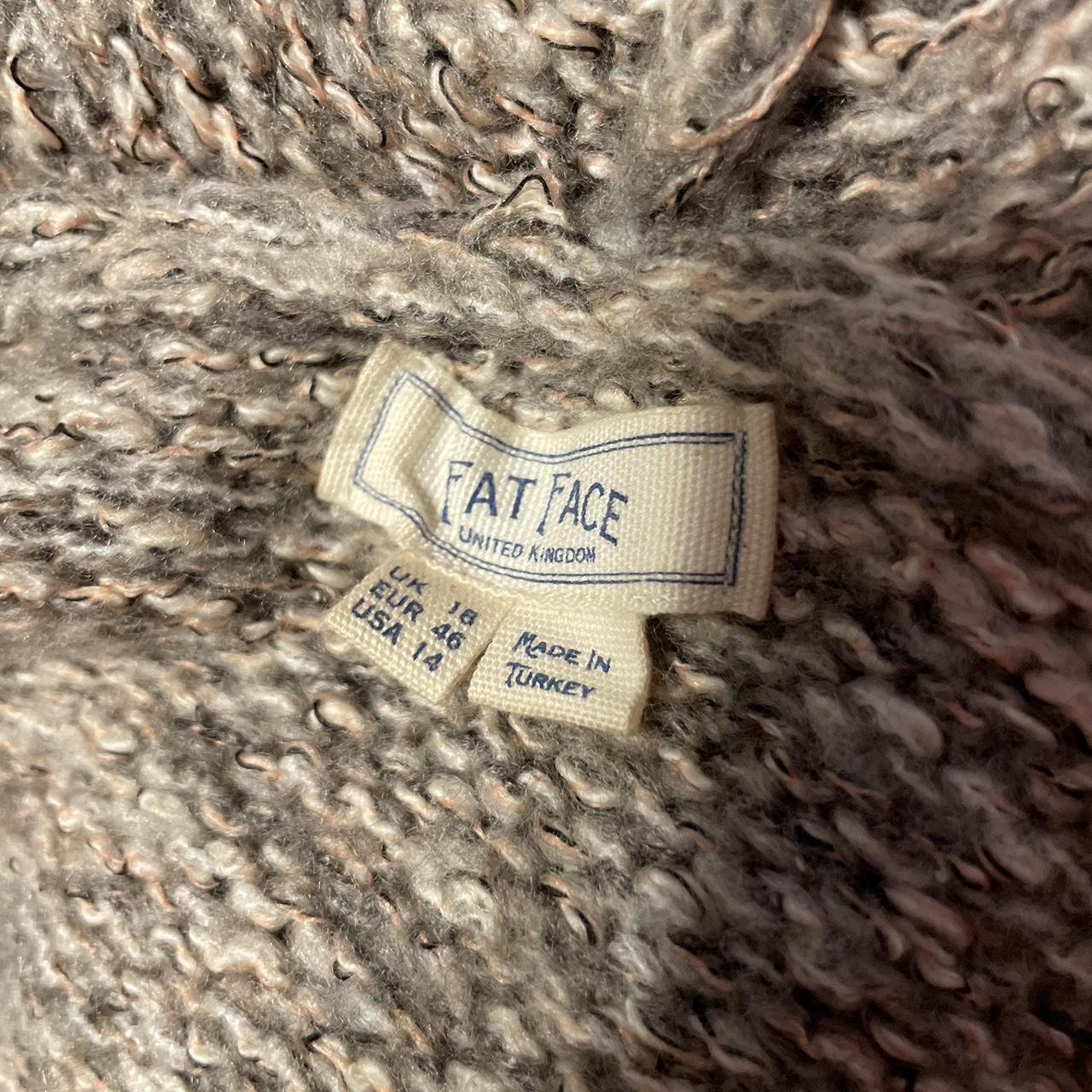 Fat Face zipup hooded sweater Barely worn Depop