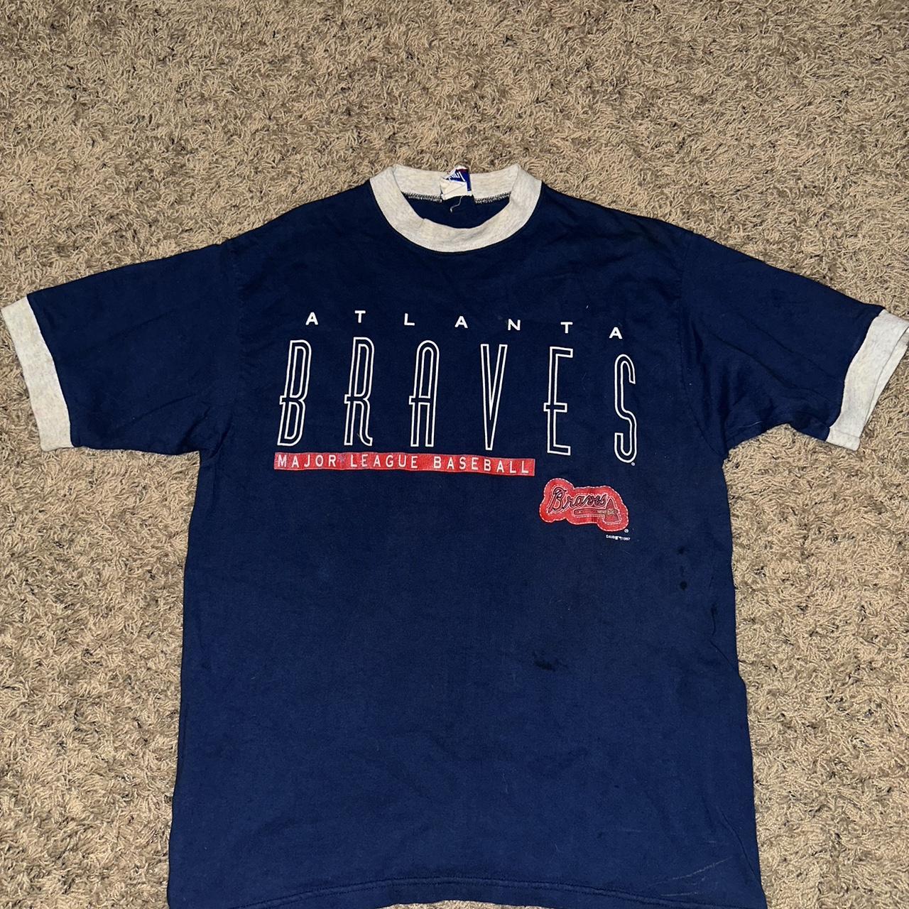 Atlanta Braves MLB Vintage T-Shirt 100% Cotton