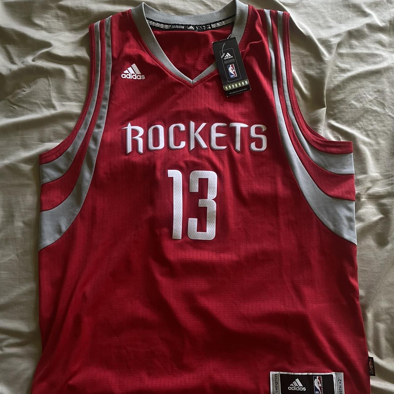 Adidas swingman houston rockets jersey James harden. Depop