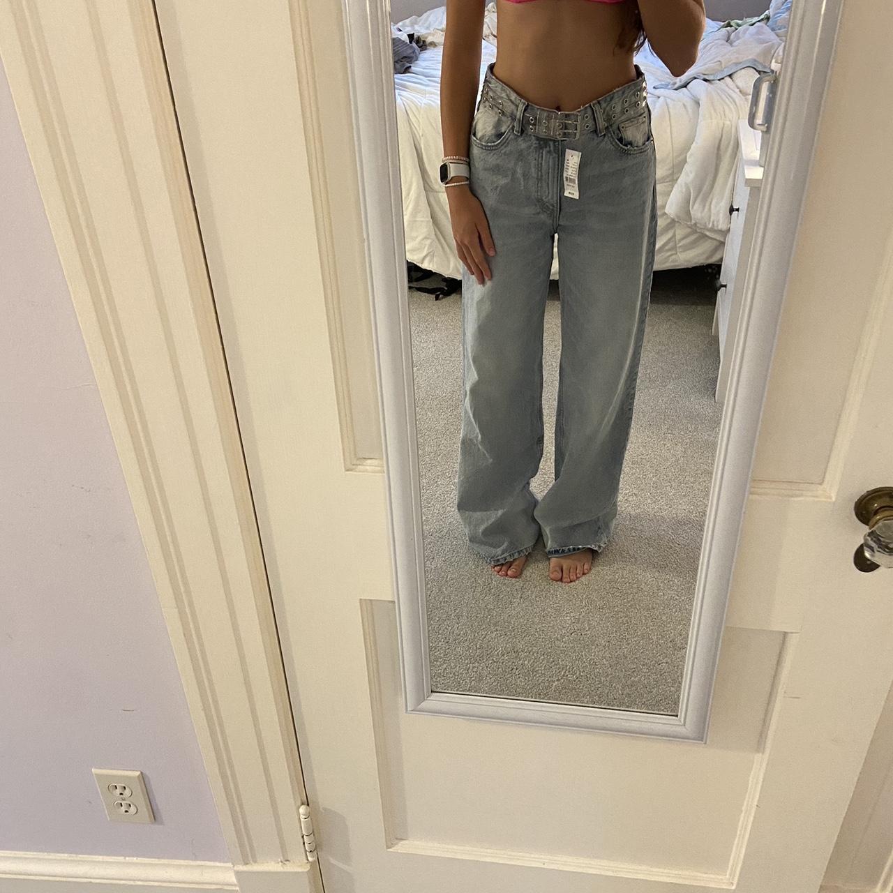 Clear brandy melville grommet belt! So cute with... Depop