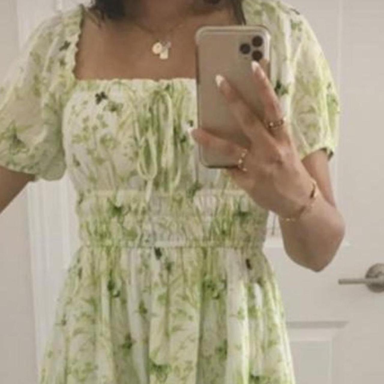 green butterfly dress from nordstrom bp Depop