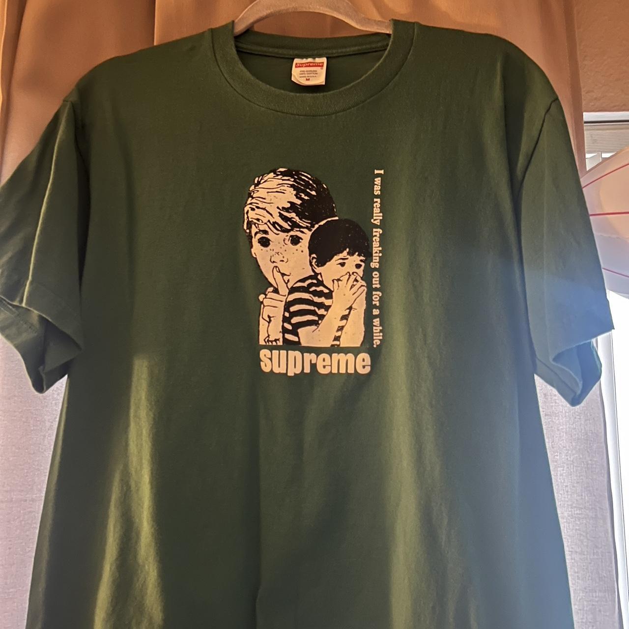 supreme Freaking Out Tee White