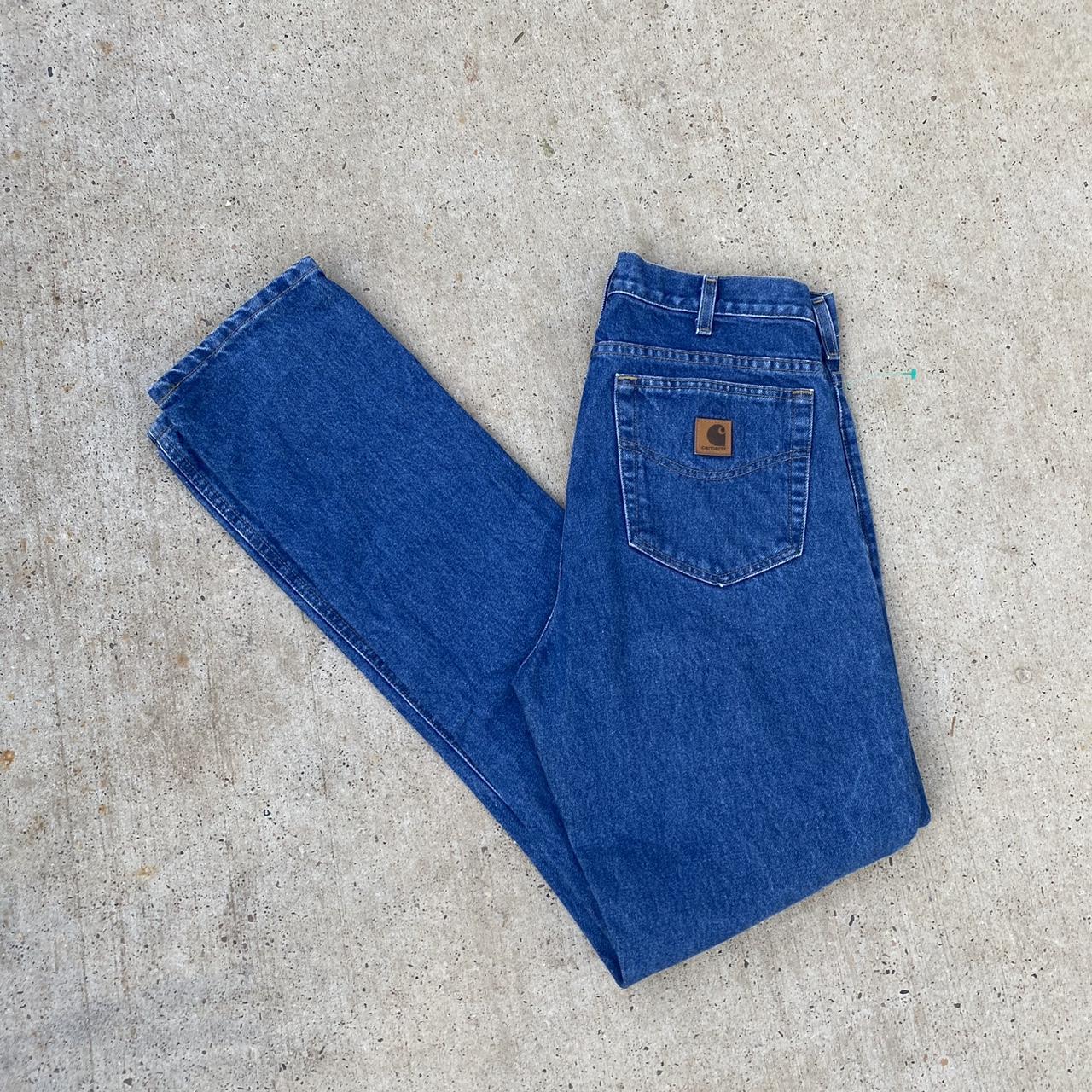 Carhartt Men's Blue Trousers | Depop