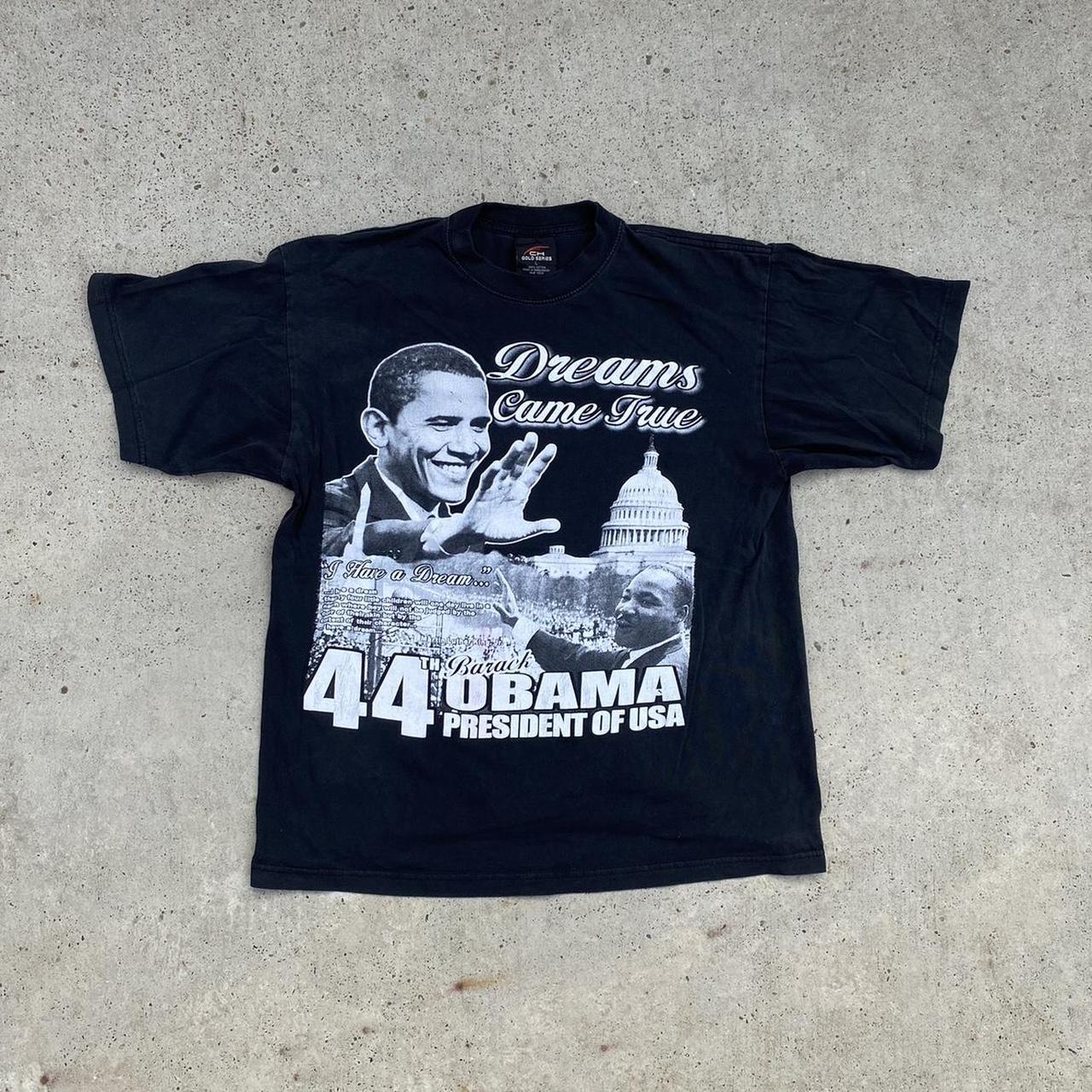 Vintage Early 2000s Barrack Obama MLK Rap... - Depop