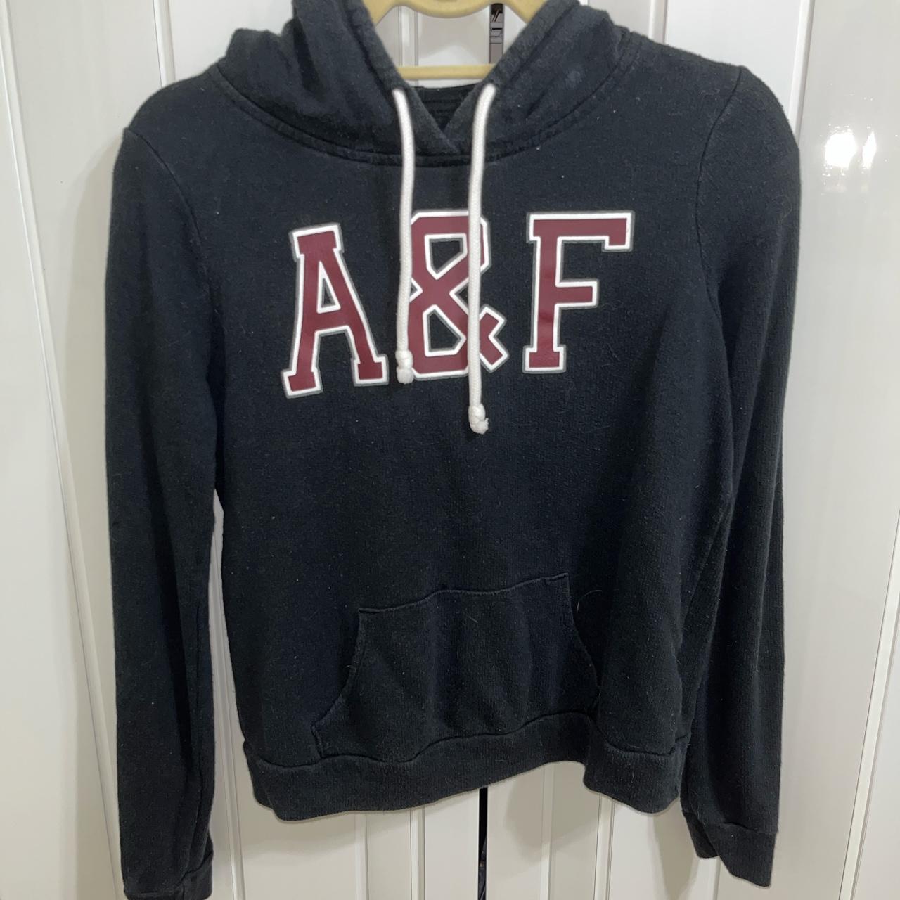 Abercrombie & Fitch Varsity Letter Hoodie Size:... - Depop