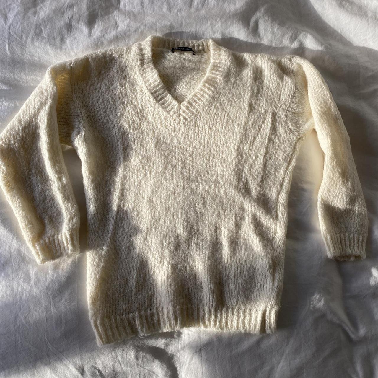 Brandy Melville Wool Sweater cream / ivory color, so... Depop
