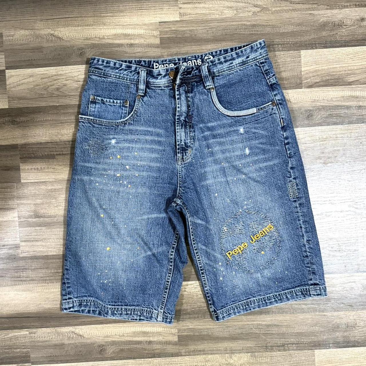 y2k pepe jean shorts Measurements available upon... - Depop