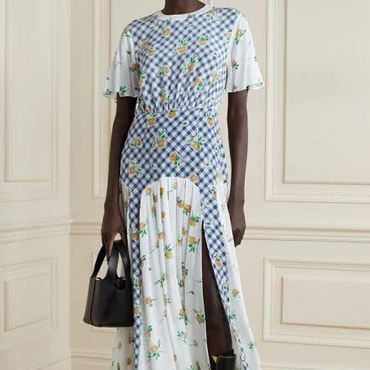 RIXO Jennifer Dress Gingham Rose... Depop