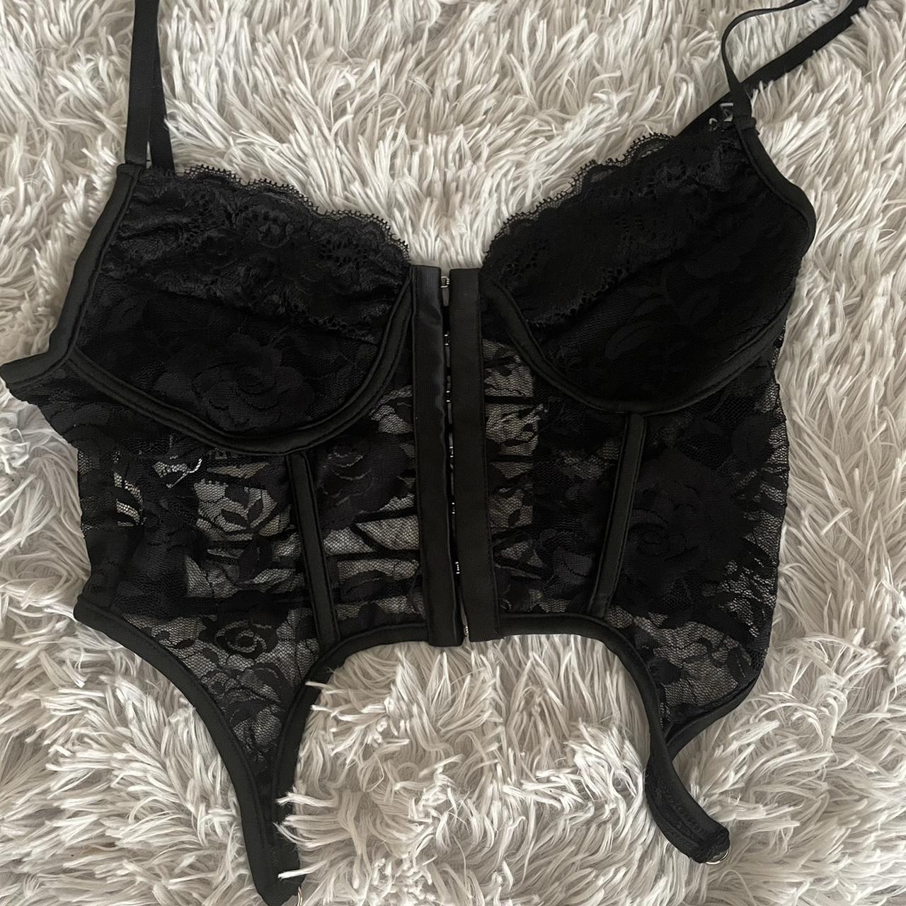 Women's Black Corset | Depop