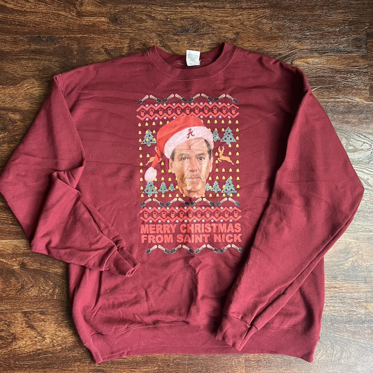 Nick saban hotsell christmas sweater