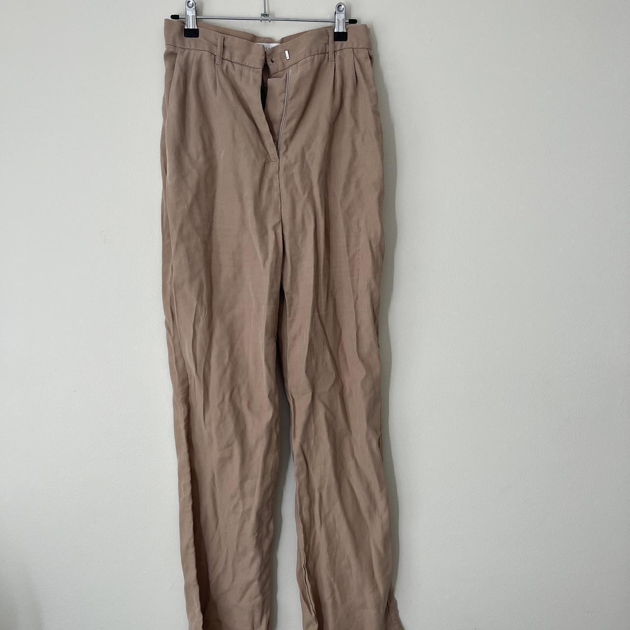 Kookai Montmatre Pants in Tan in Size 34 #kookai... - Depop