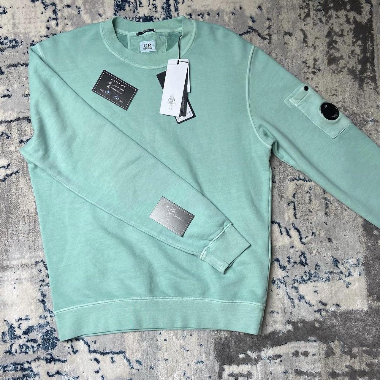 Cp Company sweatshirt. .Mint Green. .Size. Depop