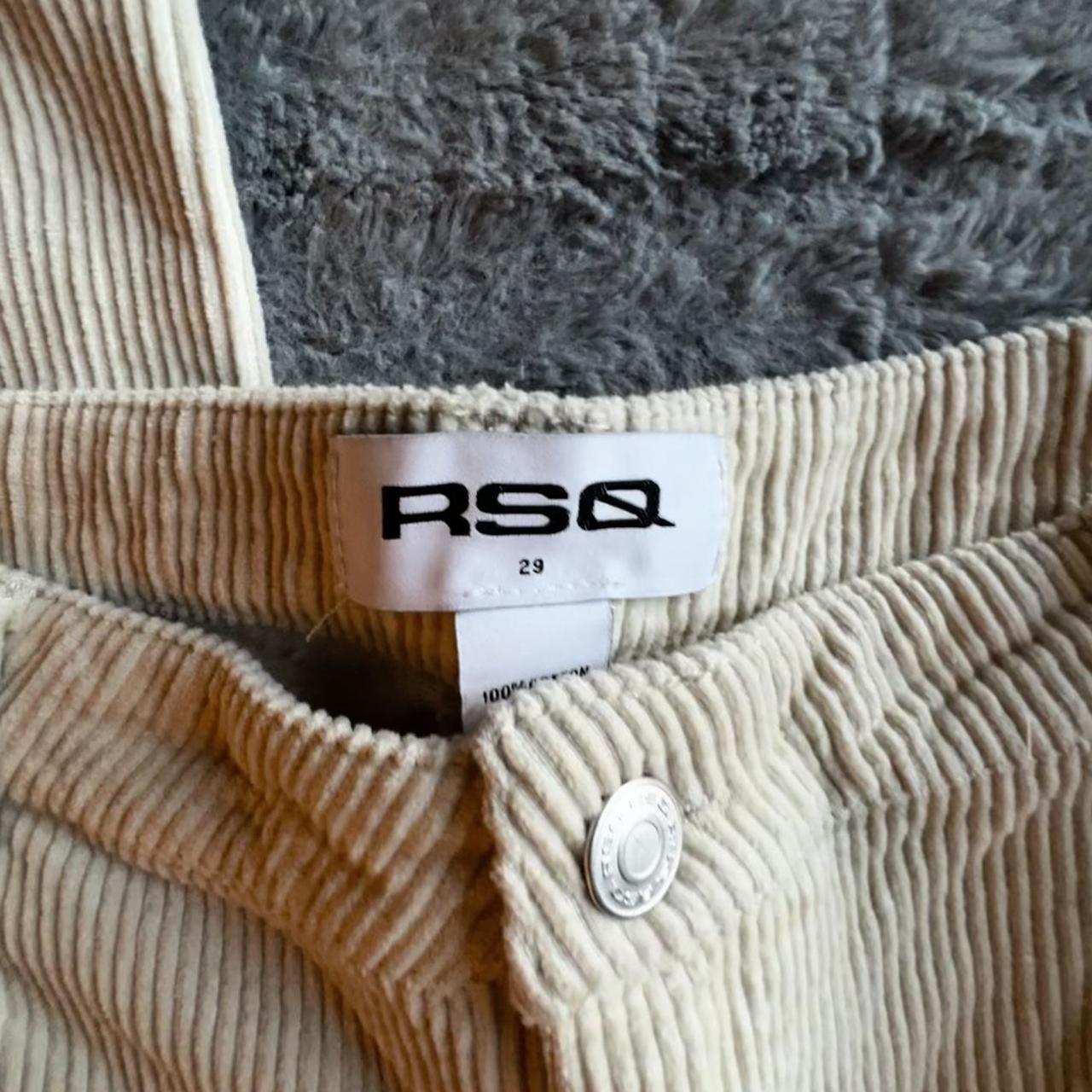 RSQ Men's Cream Jeans Depop